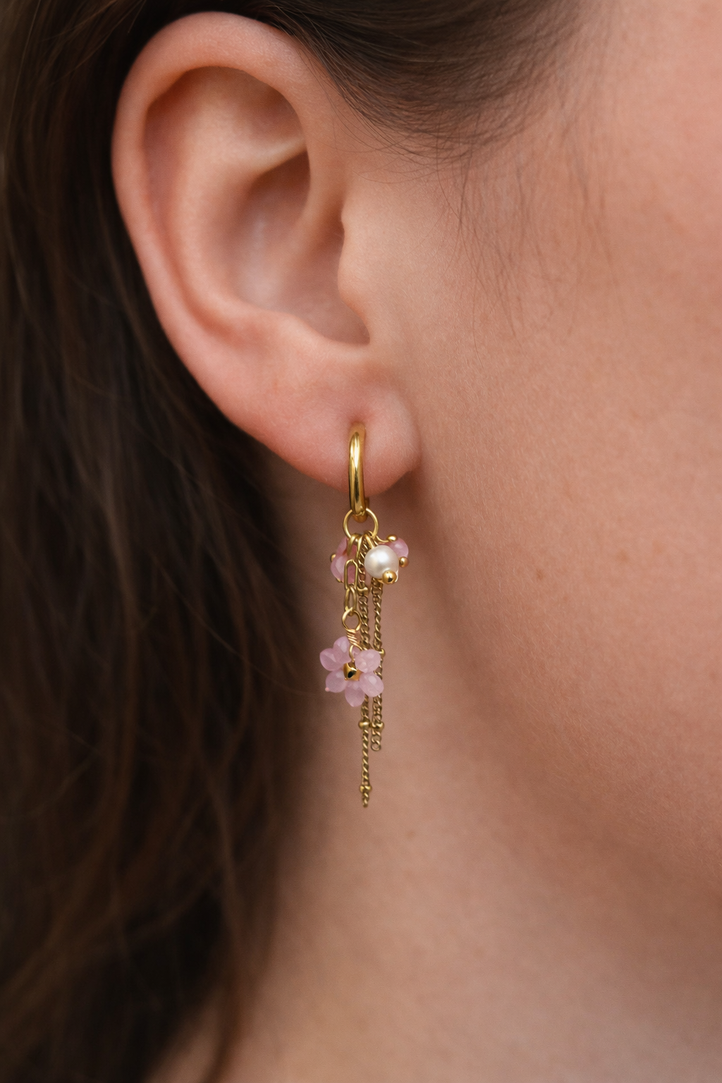 Boucles d’oreilles Fleurs